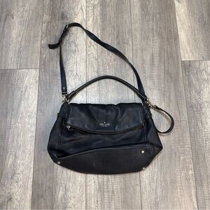 Kate Spade Pebbled Black Shoulder Bag
